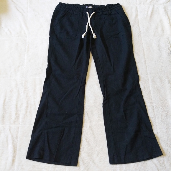 Roxy Navy Drawstring Pants - Picture 2 of 5
